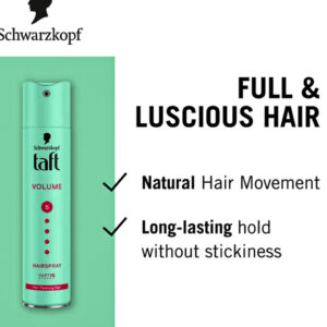 TAFT VOLUME HAIR SPRAY - 5 - 250ML - Image 2