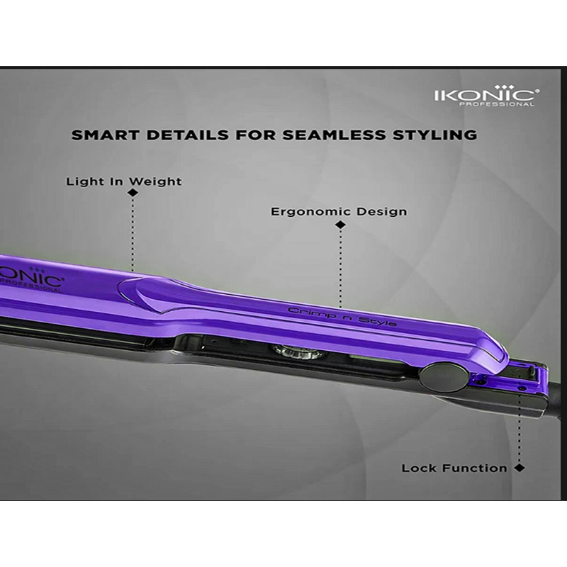 IKONIC Professional Crimp and Style Hair Styler - Image 2