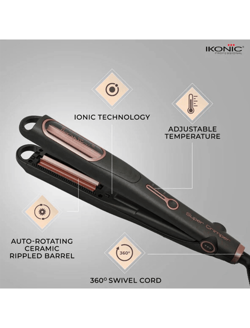 IKONIC Professional Super Crimper Hair Styler - Image 3